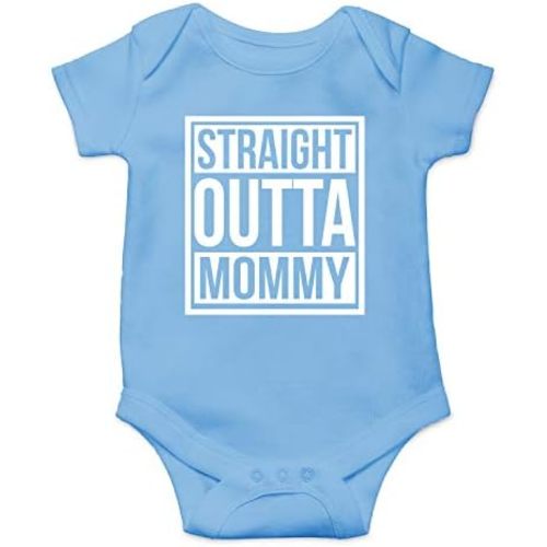 Straight Outta Mommy - Funny Baby Essentials Bodysuit - Baby Girl Clothes Newborn Girl Romper