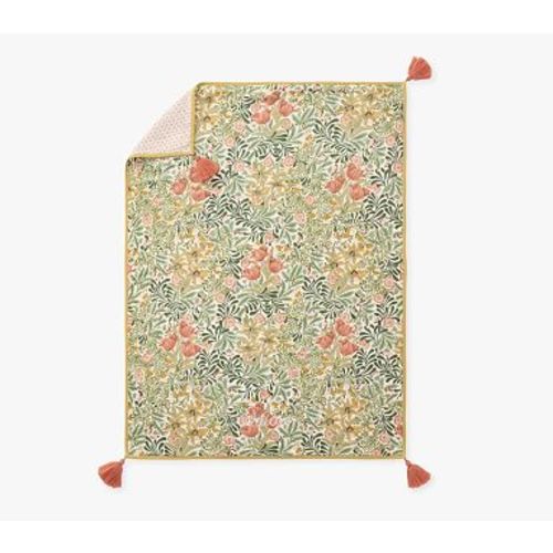Morris & Co Bowler Reversible Baby Blanket , 30x40 ,Green Multi