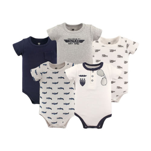 Infant Boy Cotton Bodysuits 5pk
