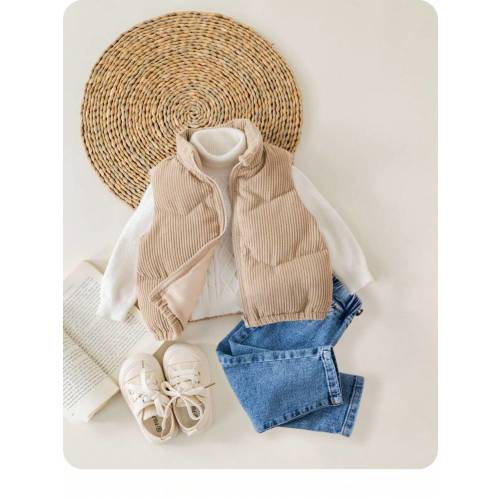 SHEIN Baby Girl Cute Brown Warm Thermal Lined Padded Coat, Autumn/Winter Fall | SHEIN USA