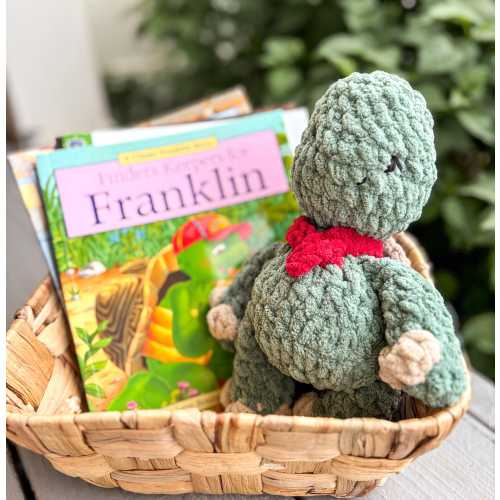 Turtle Plushie | Turtle Plush | Vintage Crochet | Turtle | Turtle Snuggler | 90s vintage | Children’s Book | Children’s Show