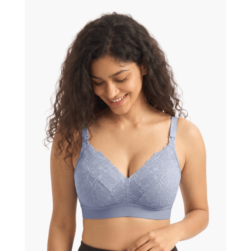 Lace V Neck Nursing Bra - Comfortable and Stylish