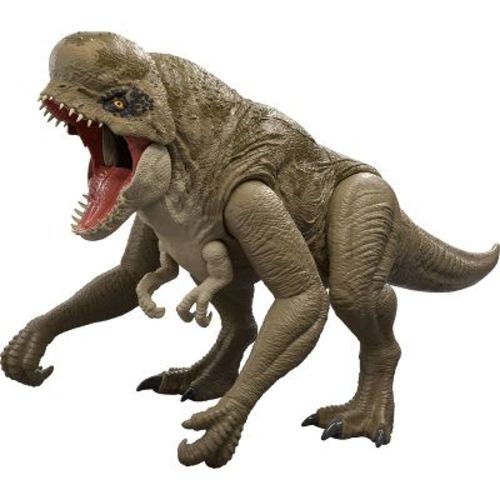 Jurassic World Rebirth Super Colossal Distortus Rex Dinosaur Figure, 31 Inch, Swallows Minis