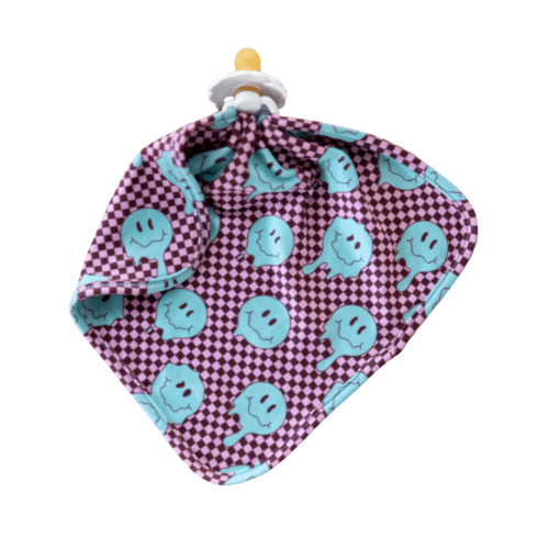 TEAL TRIPPY CHECKER | LOVIE