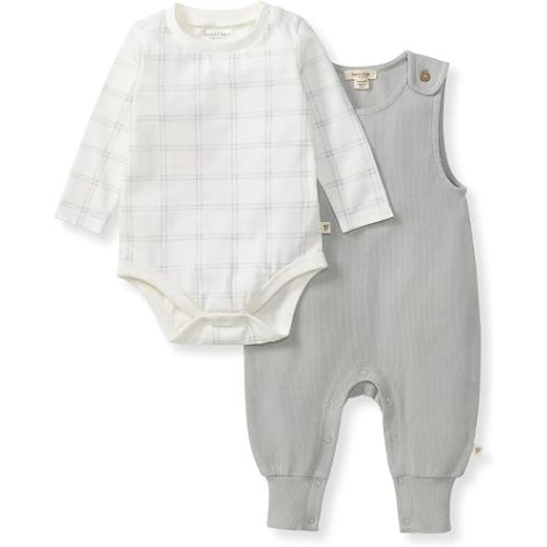 Burt's Bees Baby Jumpsuit, 100% Organic Cotton One-piece Outfit Coverall With Hat