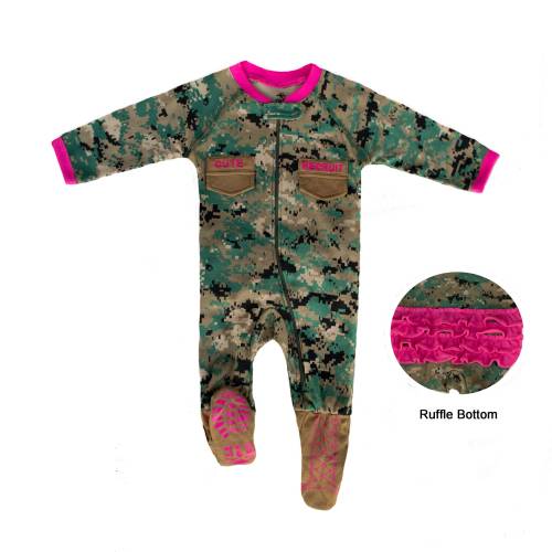 Marine Infant Girl Crawler