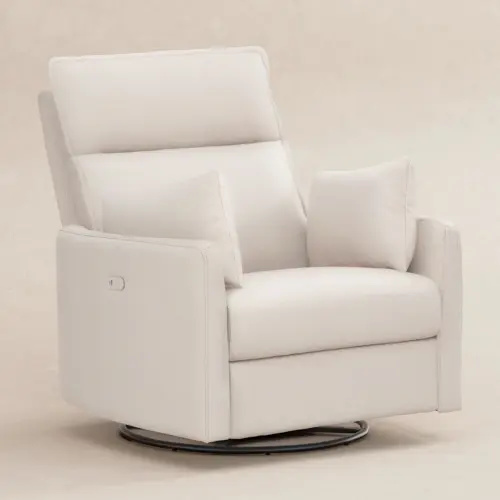 Babyletto Nori Electronic Recliner and Swivel Glider with USB port