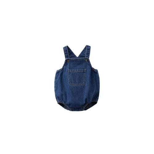 DENIM ROMPER - Mid-blue | ZARA United States
