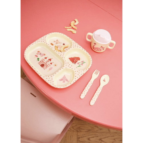 Fairy Tale Melamine Lunch Box Pink