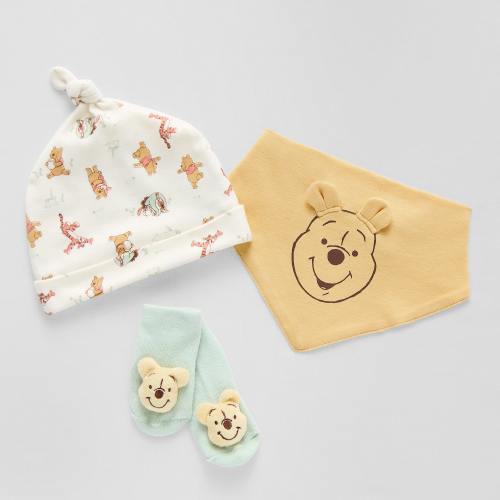 Baby Unisex 3-pc. Winnie The Pooh Baby Gift Set, Color: Yellow - JCPenney