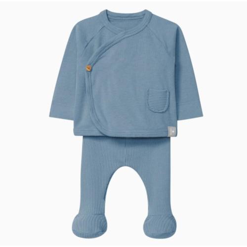 Snug - Organic Cotton Ribbed Set - Sky