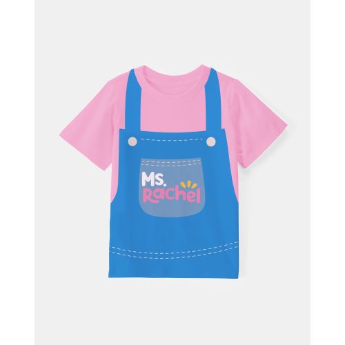 Toddler Girl Ms. Rachel Short Sleeve Graphic Tee - Pink/Blue - Carter's | Carter's