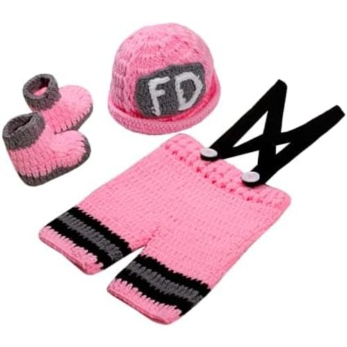 Matissa Newborn Baby Girl/Boy Crochet Knit Costume Photography Prop Hats Outfits