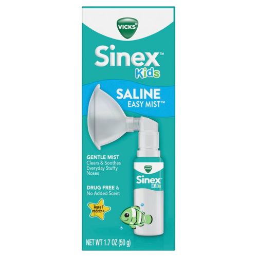 Sinex Kids' Saline Easy Mist Spray - Sodium Chloride - 1.7oz