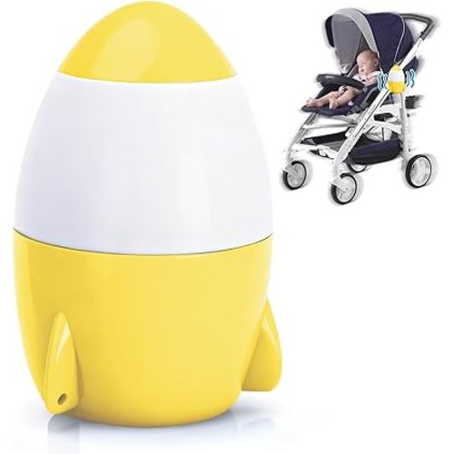 Rechargeable Stroller Rocker, 5 Speeds, 40-Min Timer, Yellow