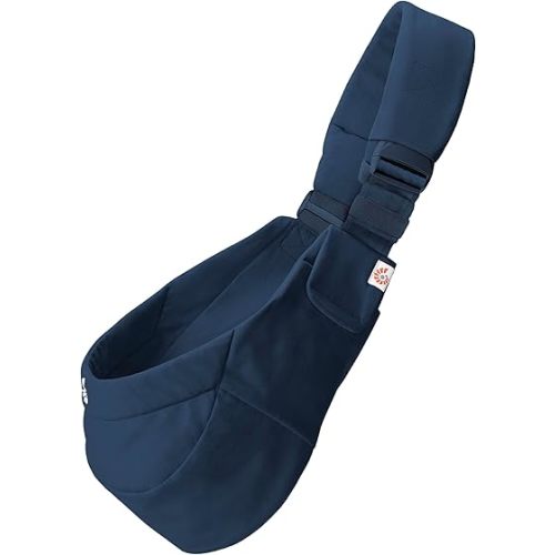 Ergobaby Upsie Hip Sling – Midnight Blue Baby Carrier – Lightweight, Adjustable Sling for Toddlers – Breathable & Ergonomic Design