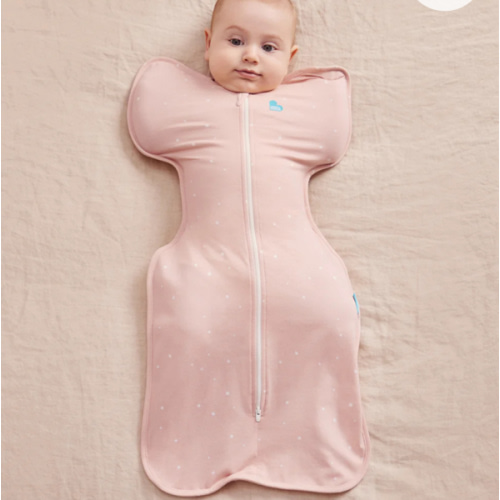 Swaddle Up™ 1.0 TOG Cotton Powder Pink Twinkle