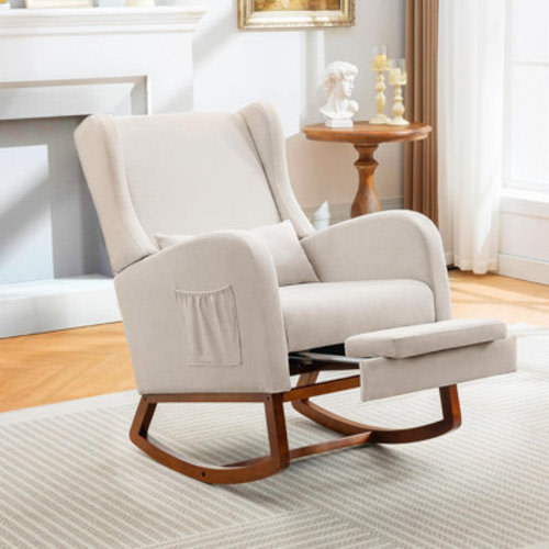 George Oliver Rubberwood Nursery Rocking Chair & Reviews | Wayfair