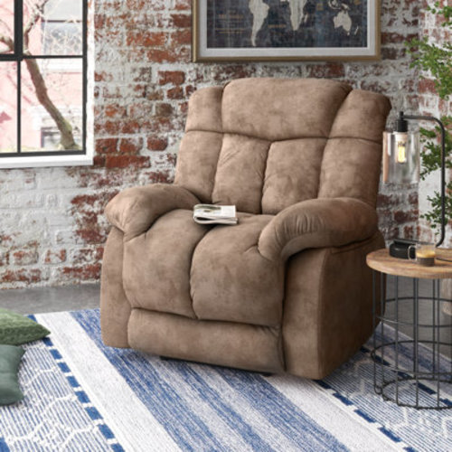 Steelside™ 36.6" Wide Classic and Overstuffed Soft Heavy Duty Power Lift Assist Recliner & Reviews | Wayfair