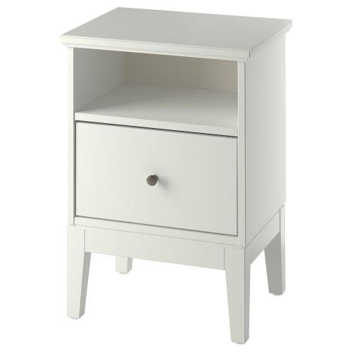 IDANÄS Nightstand - white 18 1/2x15 3/4 "