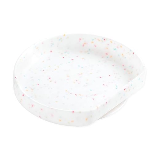 Bumkins Silicone Grip Dish, Suction Plate, Divided Plate, Baby Toddler Plate, BPA Free, Microwave Dishwasher Safe , Blue-GD, 1 Count