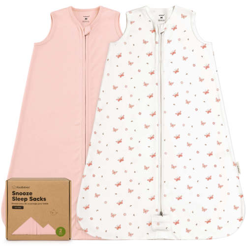2-Pack Snooze Sleep Sacks - Butterflies / Medium