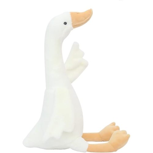 zxmbeddings 15.7" Goose Plush, Long Goose Neck White Stuffed Animal Christmas Swan Plush Toy