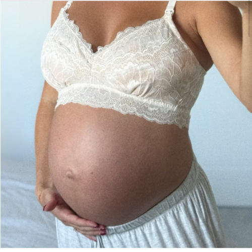 Tulip Lace Organic Cotton Nursing Bralette - Ivory – MORROW+MINT