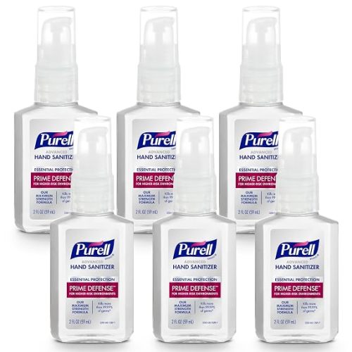 Purell Prime Defense Hand Sanitizer Travel Size 6ct x 2 fl oz - 3299-04-EC