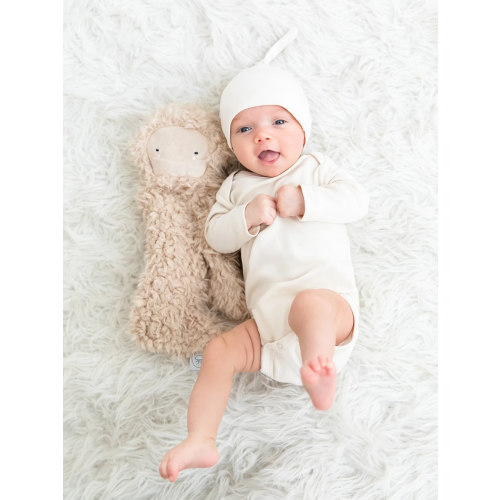 Colored Organics Classic Short Sleeve Bodysuit  - Natural