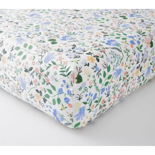 Rifle Paper Co. Bramble Fields Organic Crib Fitted Sheet