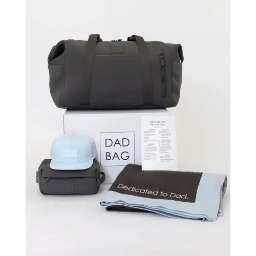 Charcoal-Sky Blue Hat Bundle — DAD BAG