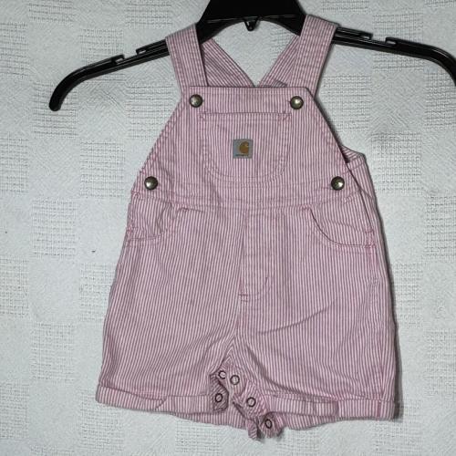 Carhartt Shortall Overalls Baby Girl Size 18 Months...