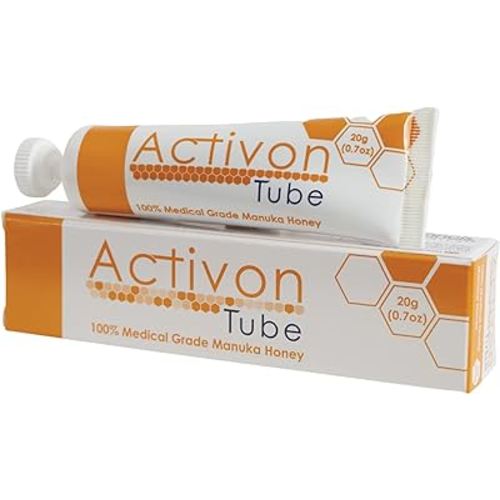 Activon Medical Grade 100% Manuka Honey Gel Tube Natural Healing of Wounds 20g Pack of 1