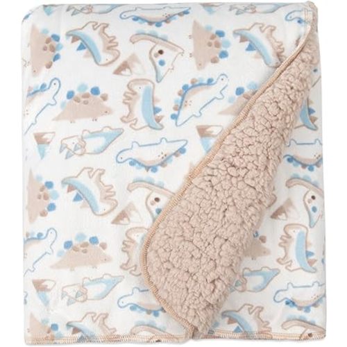 Baby Essentials Sherpa Fleece Baby Blanket for Boys and Girls – Super Soft Warm Reversible Baby Blankets for Newborns, Infants, Toddlers, and Nursery