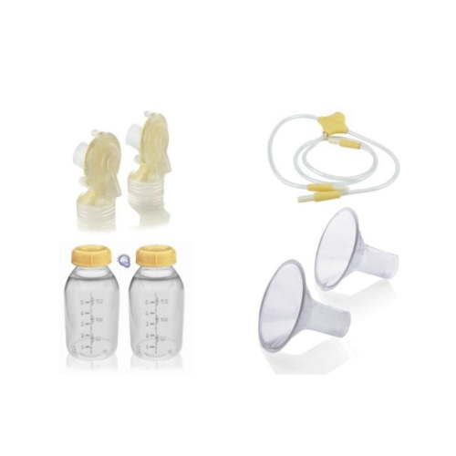 Medela Freestyle Breast Pump Replacement Parts Kit with Medium 24 mm Breast S...
