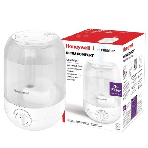 Honeywell Ultrasonic Egg Humidifier HUL545W Cool Mist - White
