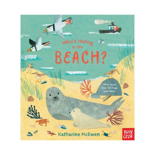 Who's Hiding at the Beach? - (Board Book)