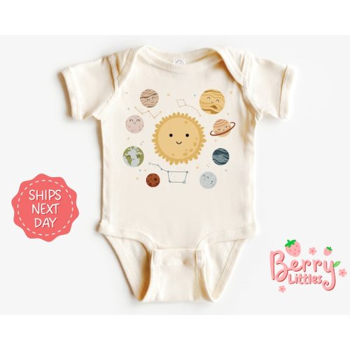 Planets Outerspace Baby Reveal Onesie® Space Theme Baby - Etsy