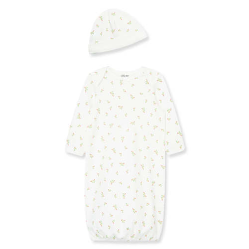 Rosebud Sleeper Gown And Hat