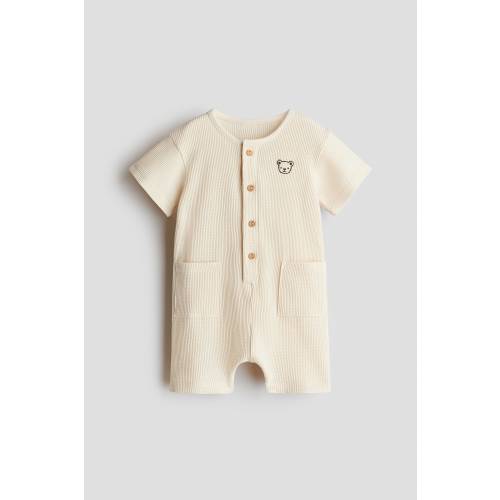 SHORT COTTON ROMPER SUIT