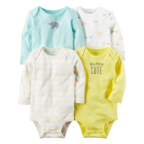 Carter's 4 Pack Assorted Pattern Bodysuits