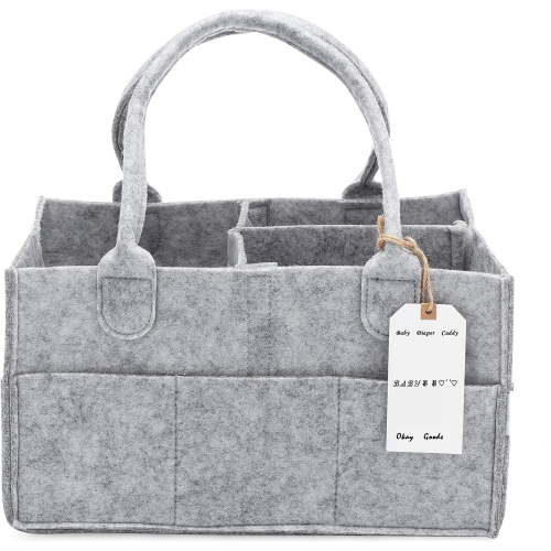 Zeya Storage bag Diaper Caddy - Storage Bin for Diapers and Wipes