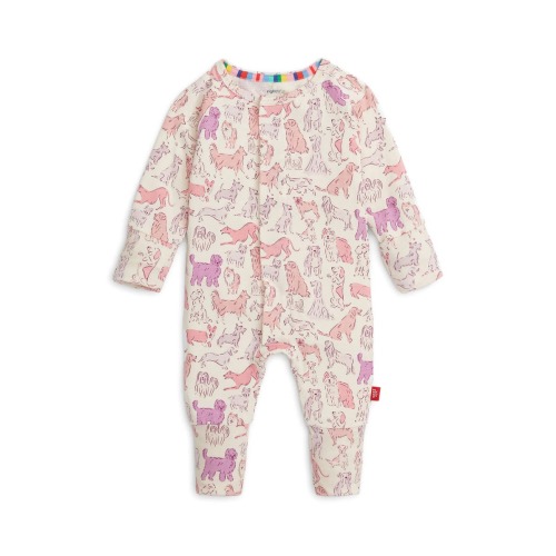 Pink It's a Paw-Ty Convertible Footie, 0-3M- Only a few left