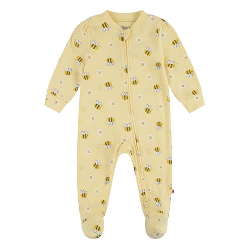 HUGGIES baby-girls Printed Footed Coverall