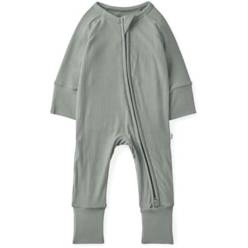 Little Sleepies Newborn Pajamas, Viscose from Bamboo Baby Pajamas, Boys & Girls Preemie & Newborn Sleepers, 2-Way Zipper PJs