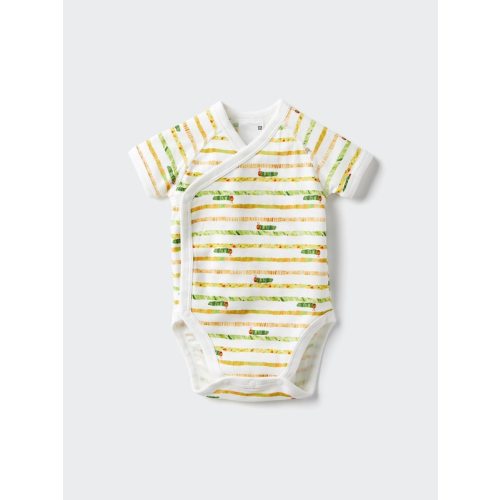 Baby The Picture Book Collection Short Sleeve Bodysuit | Open Front | Caterpillar | UNIQLO US