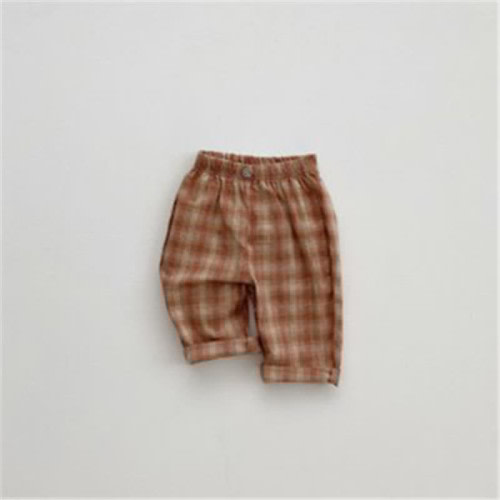 Baby British Style Plaid Pants