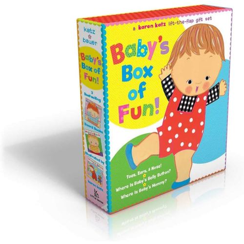 Baby's Box of Fun (Boxed Set): A Karen Katz Lift-the-Flap Gift Set: Where Is Baby's Bellybutton?; Where Is Baby's Mommy?: Toes, Ears, & Nose!