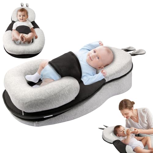 Joehea Baby Lounger,Dual-Function Removable Machine-Washable Pad, Lightweight & Portable